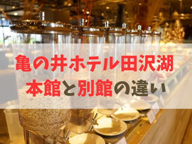 亀の井ホテル田沢湖 本館と別館の違い