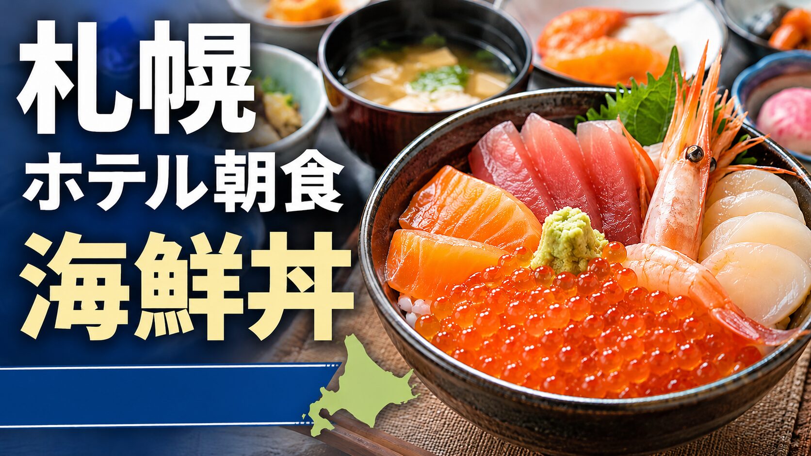 札幌で朝食に海鮮丼が人気のホテル9選！口コミで評判の朝食ビュッフェ
